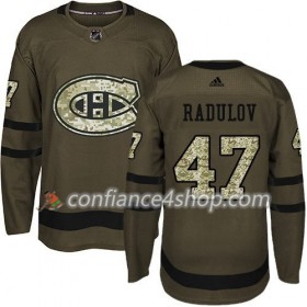 Adidas Maillot de Hockey Montreal Canadiens Alexander Radulov 47 2017-2018 Camo Vert Authentic - Homme